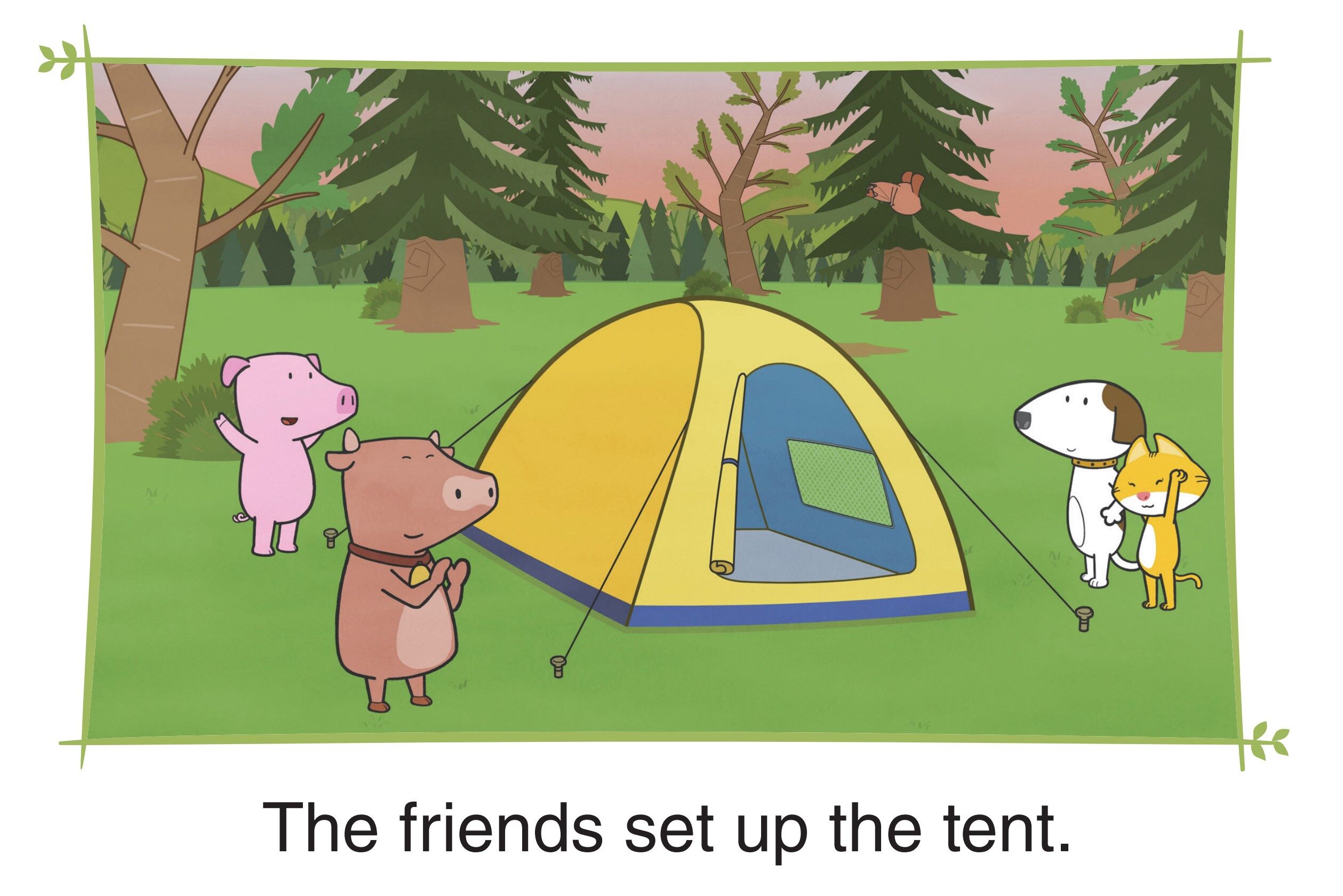 In the Woods绘本故事第4页