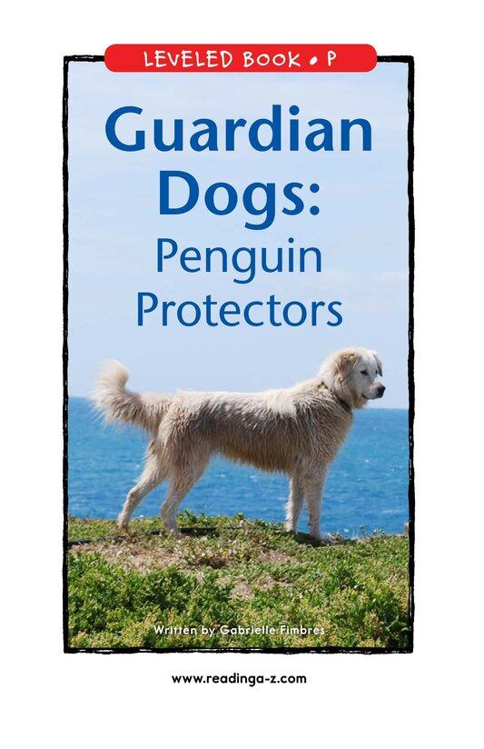 Guardian Dogs Penguin Protectors绘本故事第2页