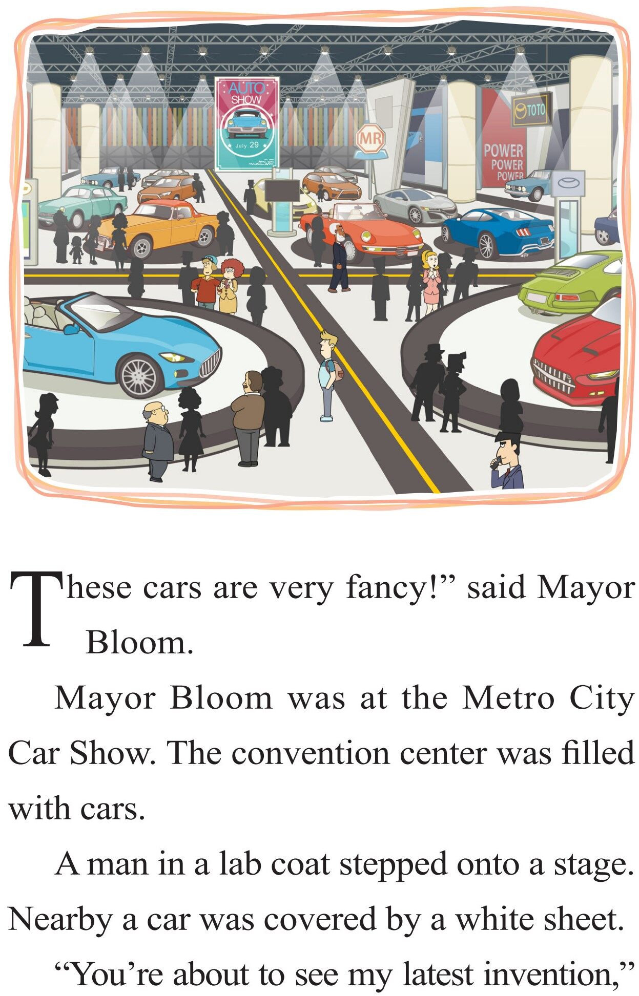 Car Show Trouble绘本故事第3页