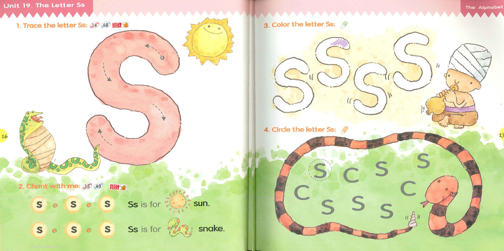 19 The Letter Ss绘本故事第3页