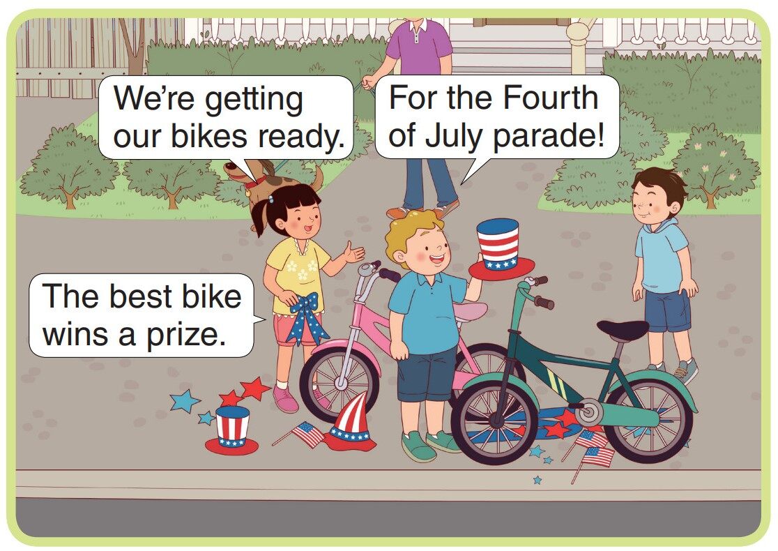 A New Bike绘本故事第3页