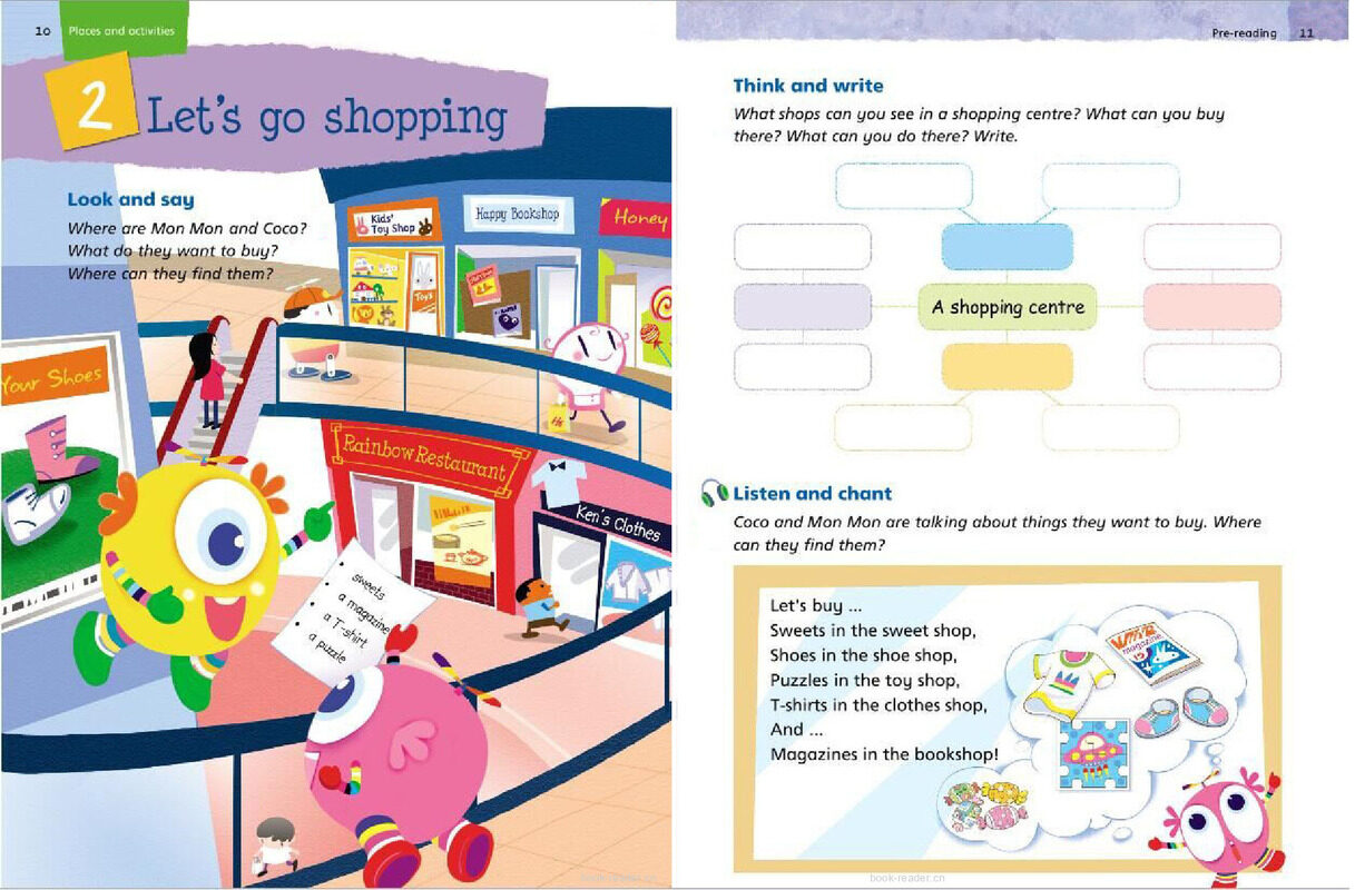 3A Unit 2 Let's go shopping绘本故事第2页