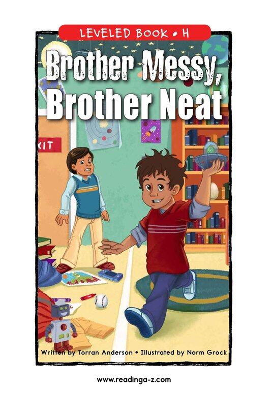 Brother Messy,Brother Neat绘本故事第2页