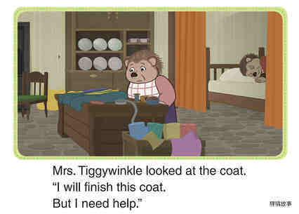 The Bunnies Help the Tailor 3_Mrs. Tiggywinkle Gets Help绘本故事第3页