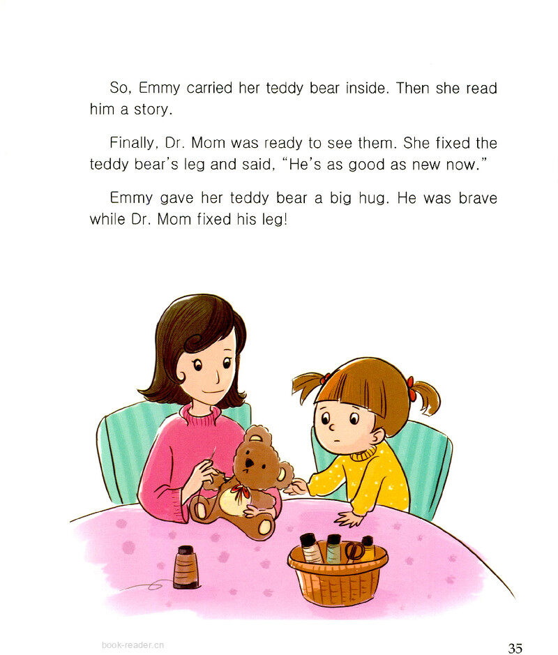 A Visit with Dr. Mom绘本故事第3页