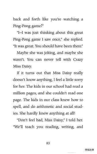Chapter12 Poor Miss Daisy绘本故事第4页