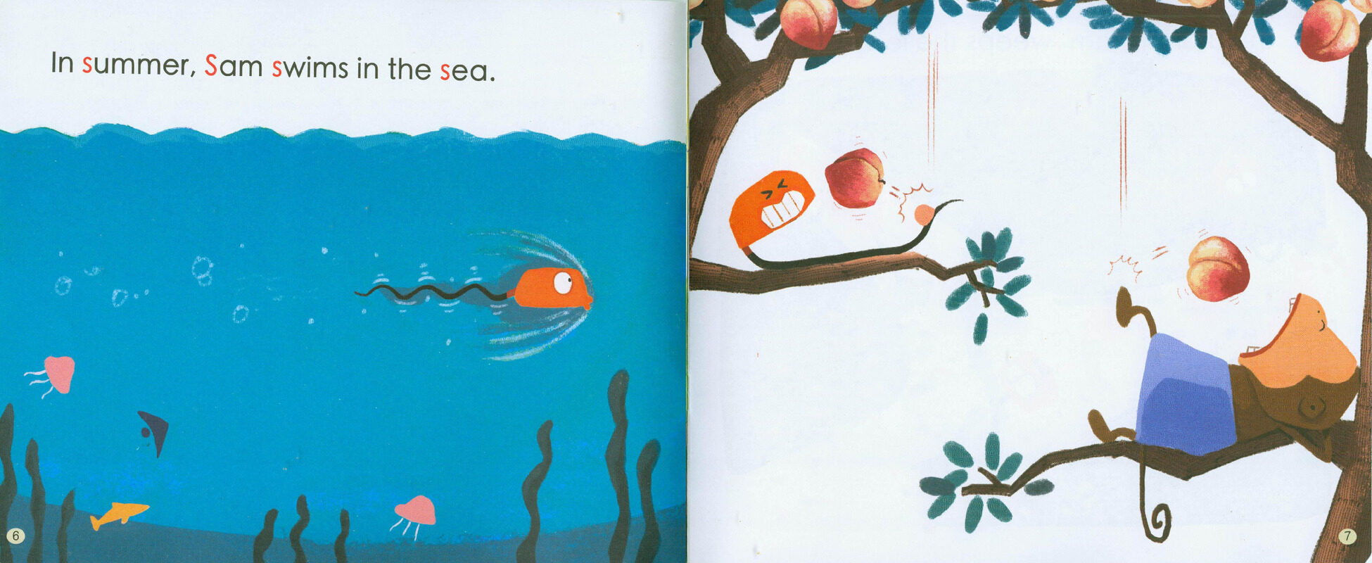 S Sam wants to be strong绘本故事第5页