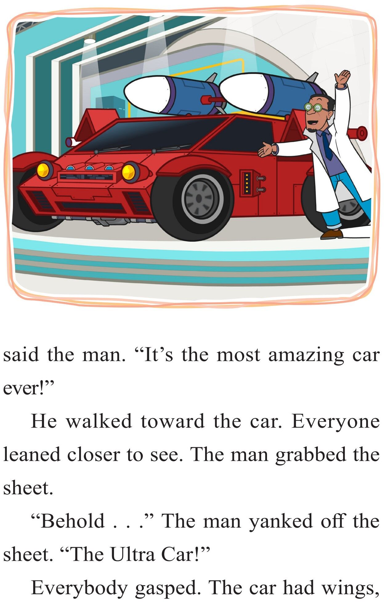 Car Show Trouble绘本故事第4页