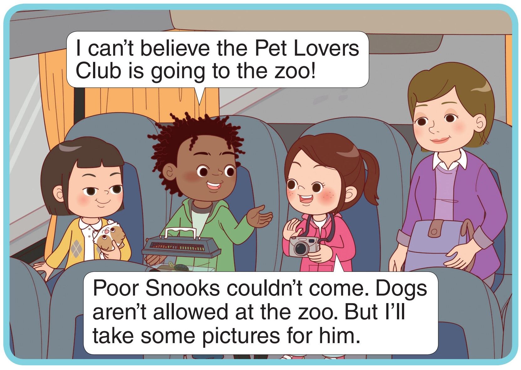 The Trip to the Zoo绘本故事第2页