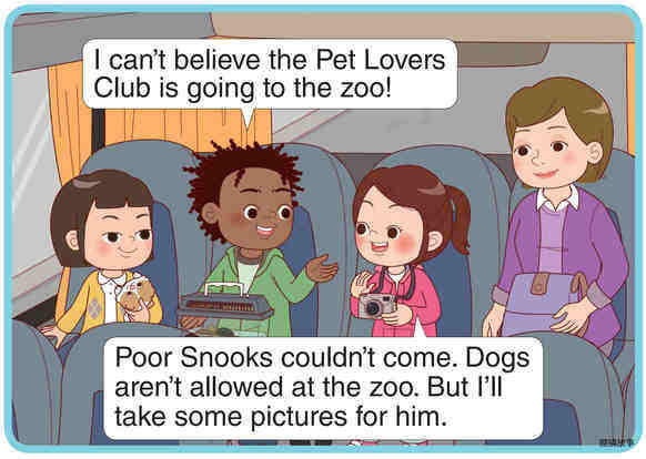 The Trip to the Zoo绘本故事第2页