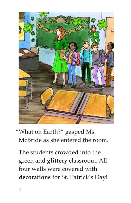 The St. Patrick's Day Mystery绘本故事第4页