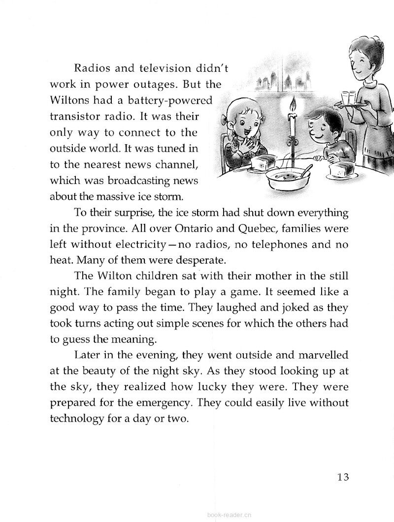 A Day Without Technology(II)绘本故事第3页