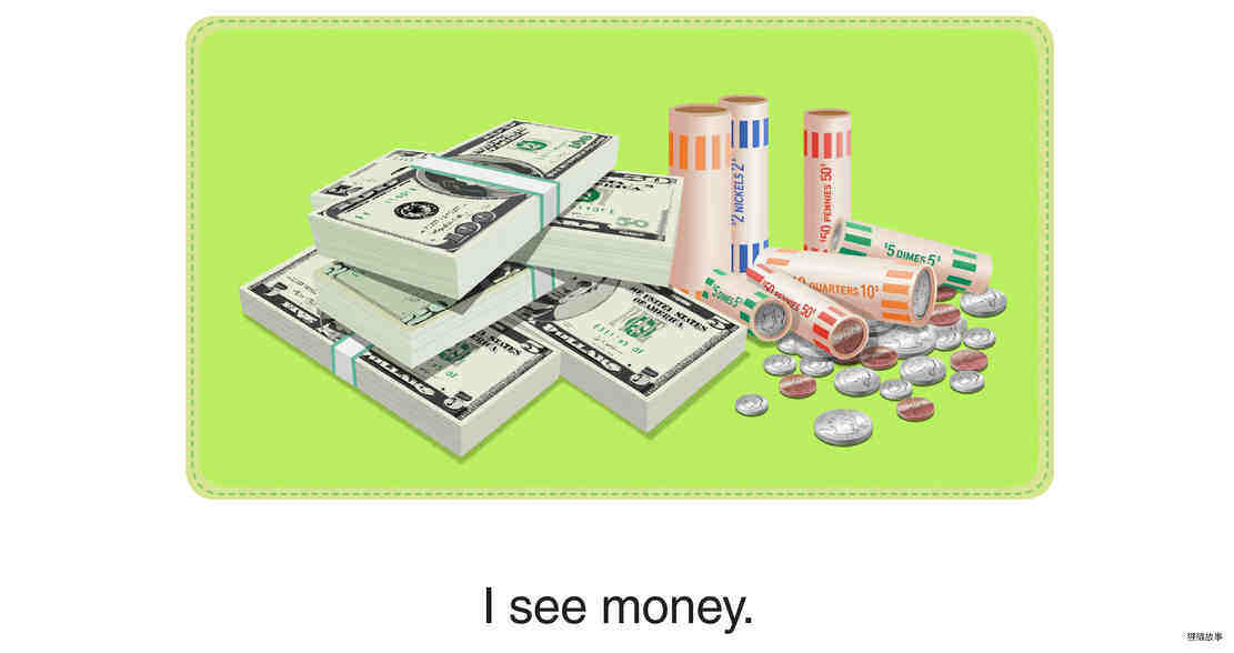 I See Money绘本故事第2页