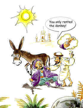 Renting a Donkey-1绘本故事第3页