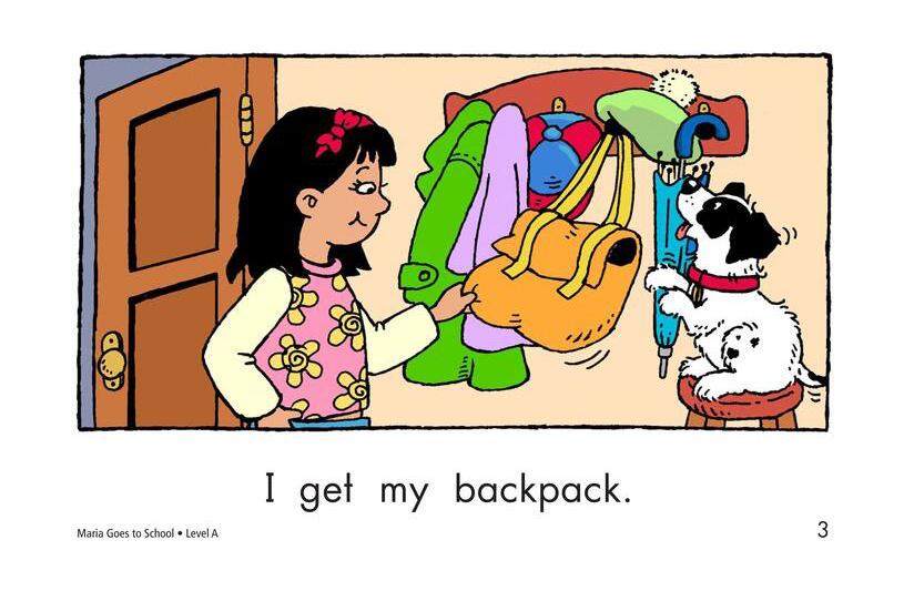 Maria Goes to School绘本故事第3页