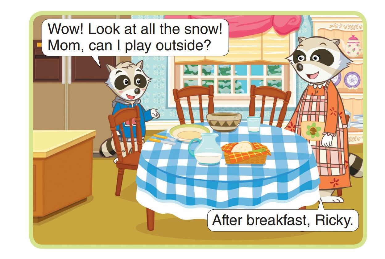 Meeting Friends绘本故事第2页