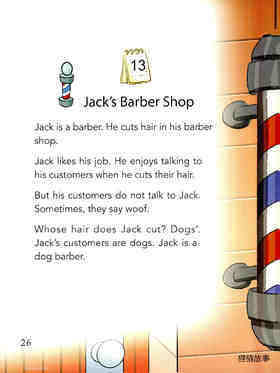 Jack's Barber Shop绘本故事第2页