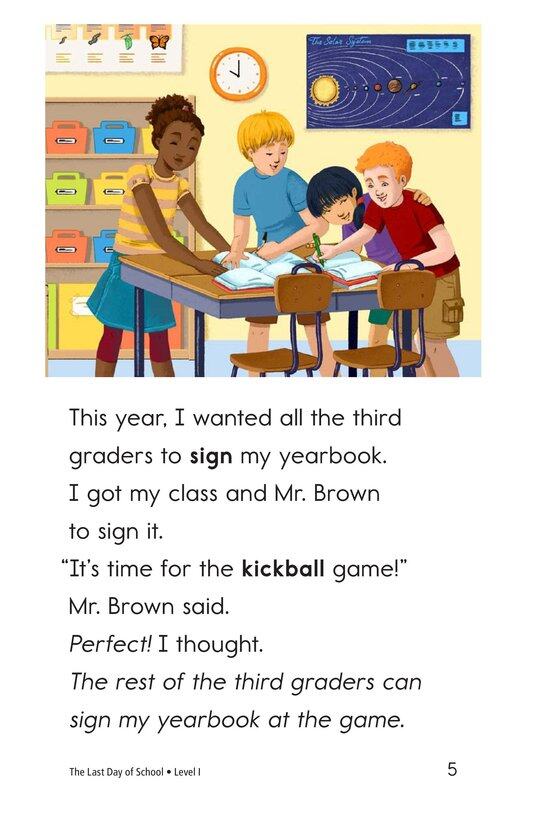The Last Day of School绘本故事第5页