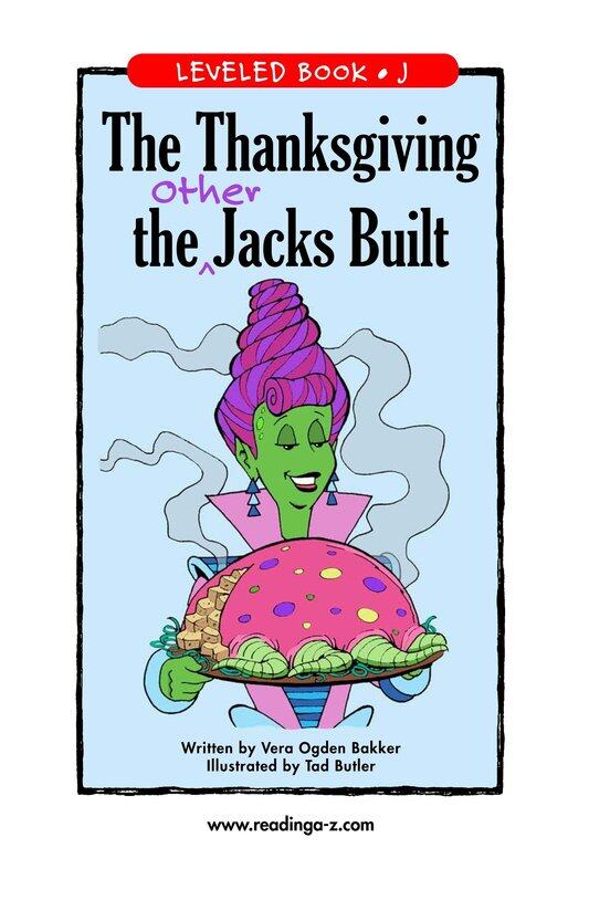 The Thanksgiving the Other Jacks Built绘本故事第2页