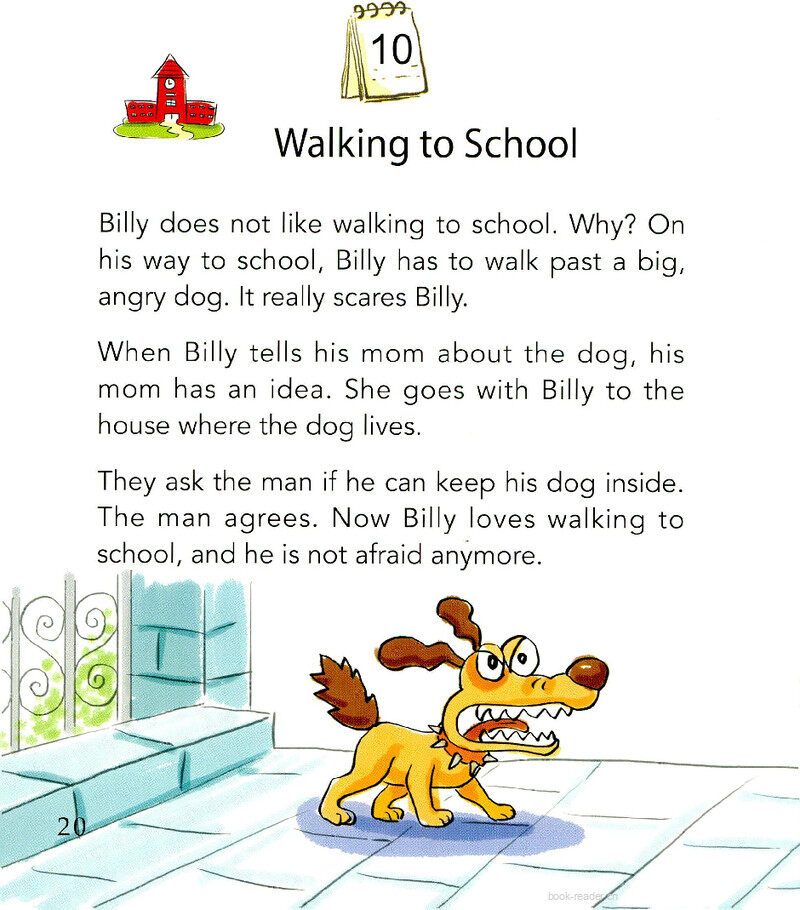Walking to School绘本故事第2页