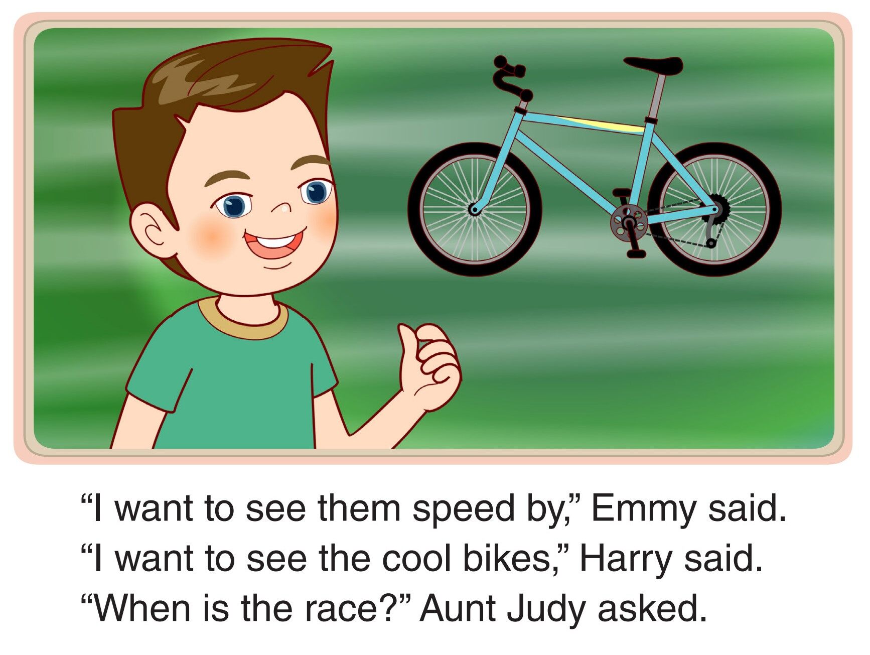 The Bike Race绘本故事第3页