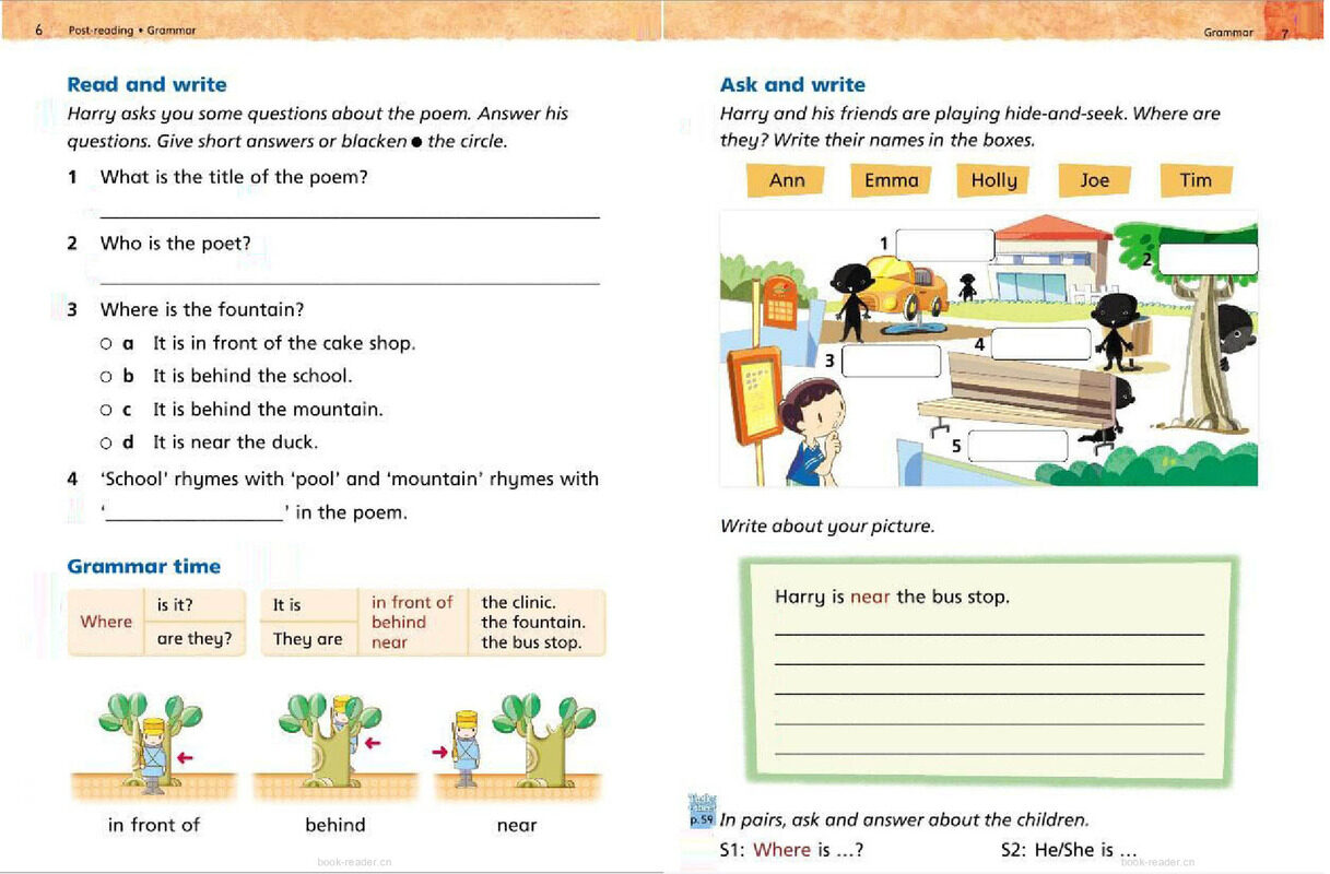 2A Unit 1 A day out绘本故事第4页