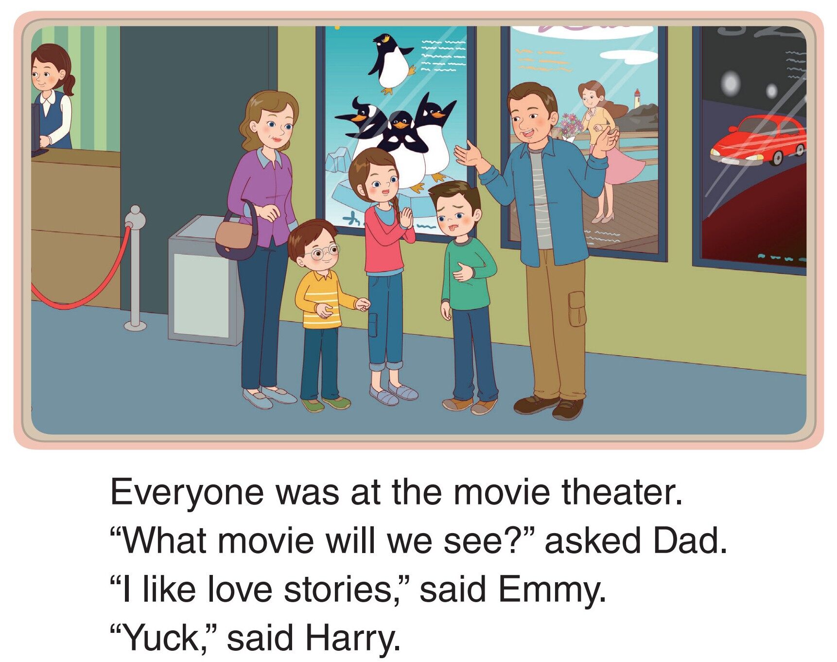 The Movie Theater绘本故事第3页