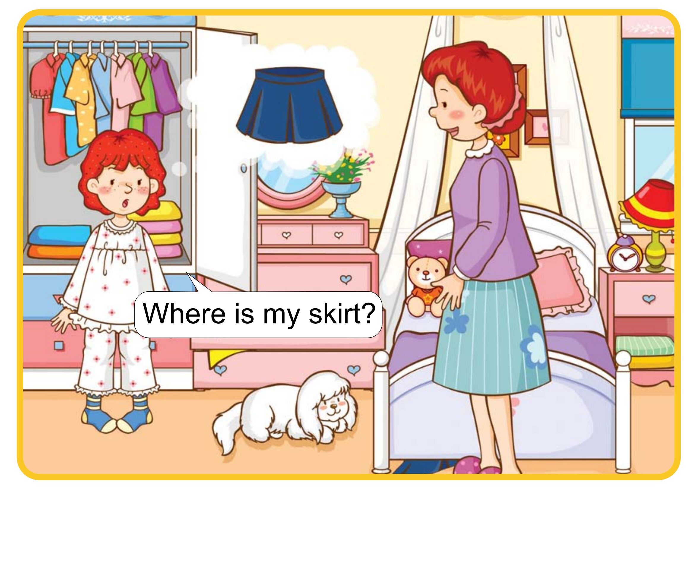 Where Is My T-Shirt?绘本故事第3页