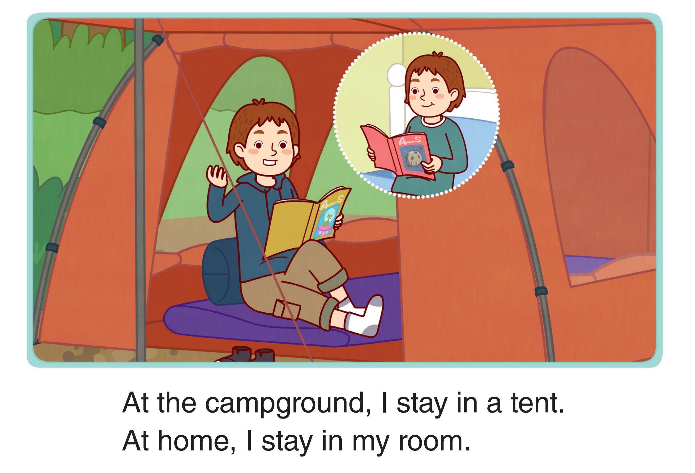 Camping绘本故事第3页
