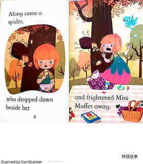 Little Miss Muffet绘本故事第4页