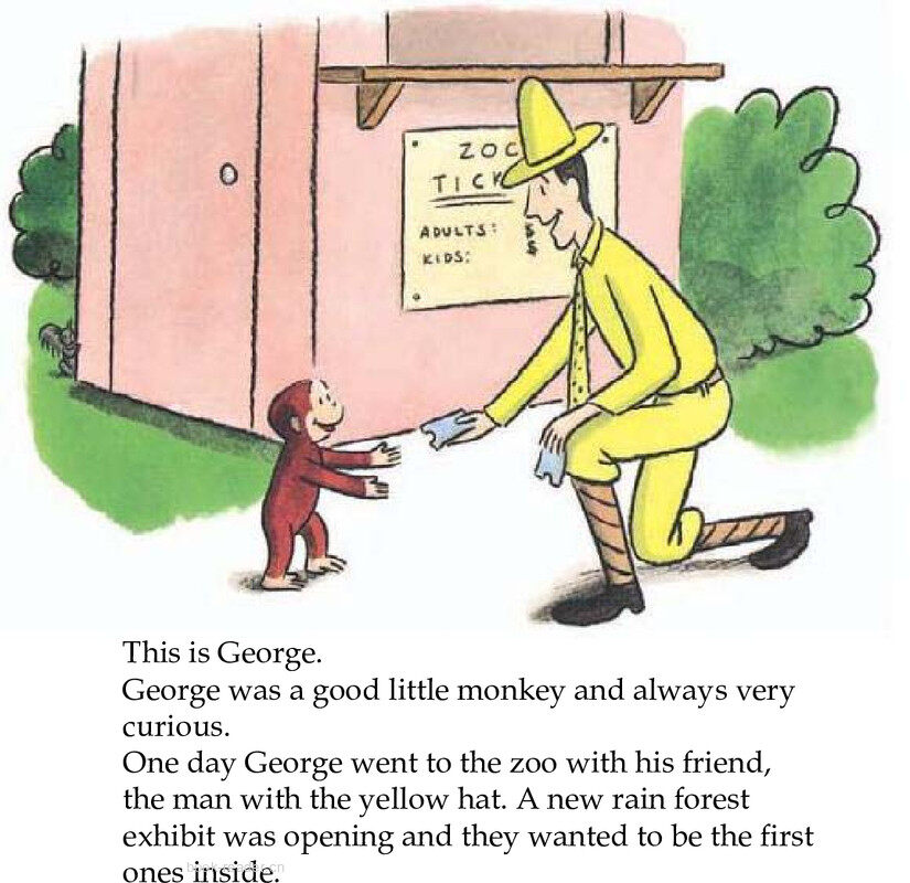 Curious George Feeds the Animals绘本故事第3页