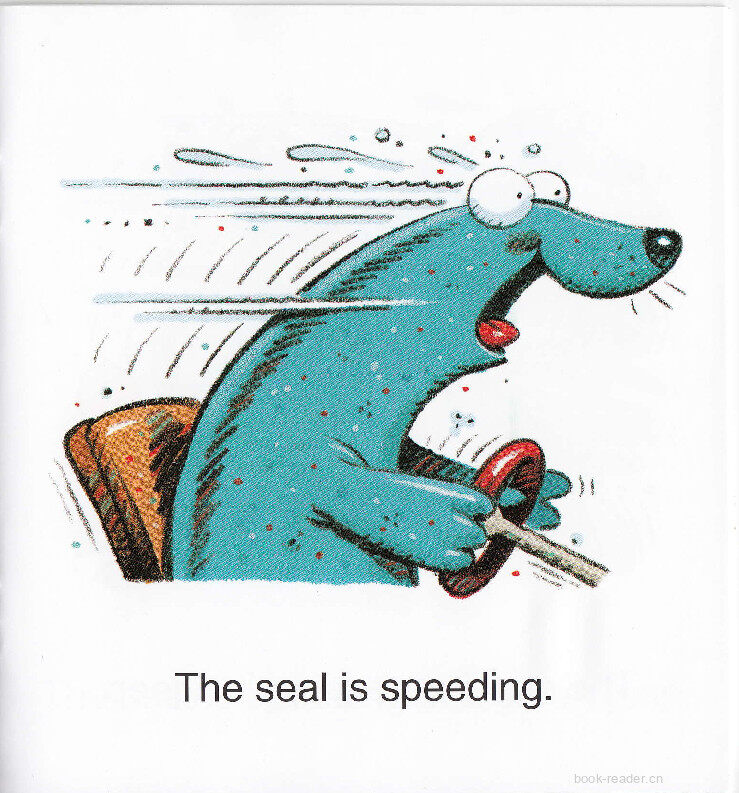 Speeding Seal绘本故事第4页