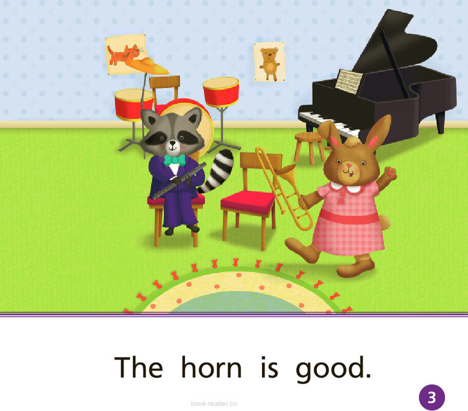 GK Approach U10W1 Animal Band绘本故事第4页