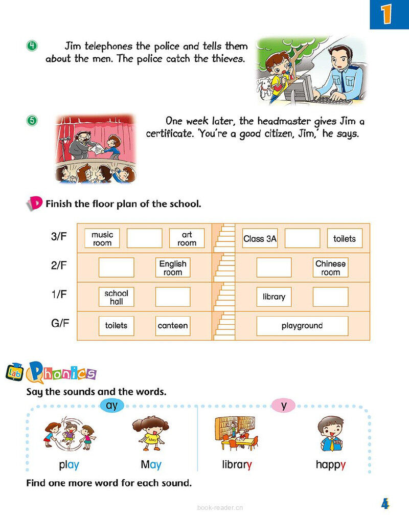 1 Open Day绘本故事第5页