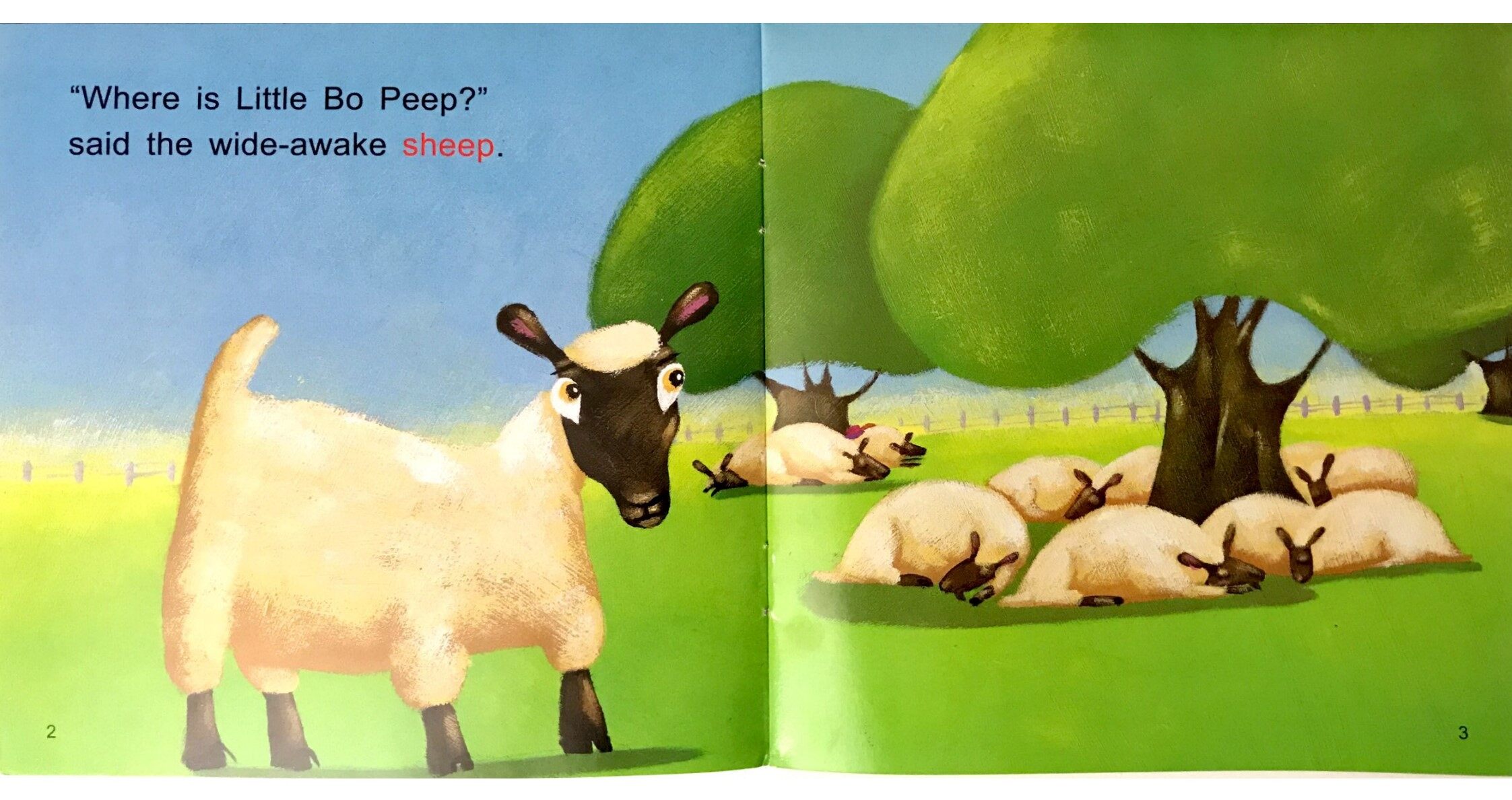 Where is little bo peep?绘本故事第3页