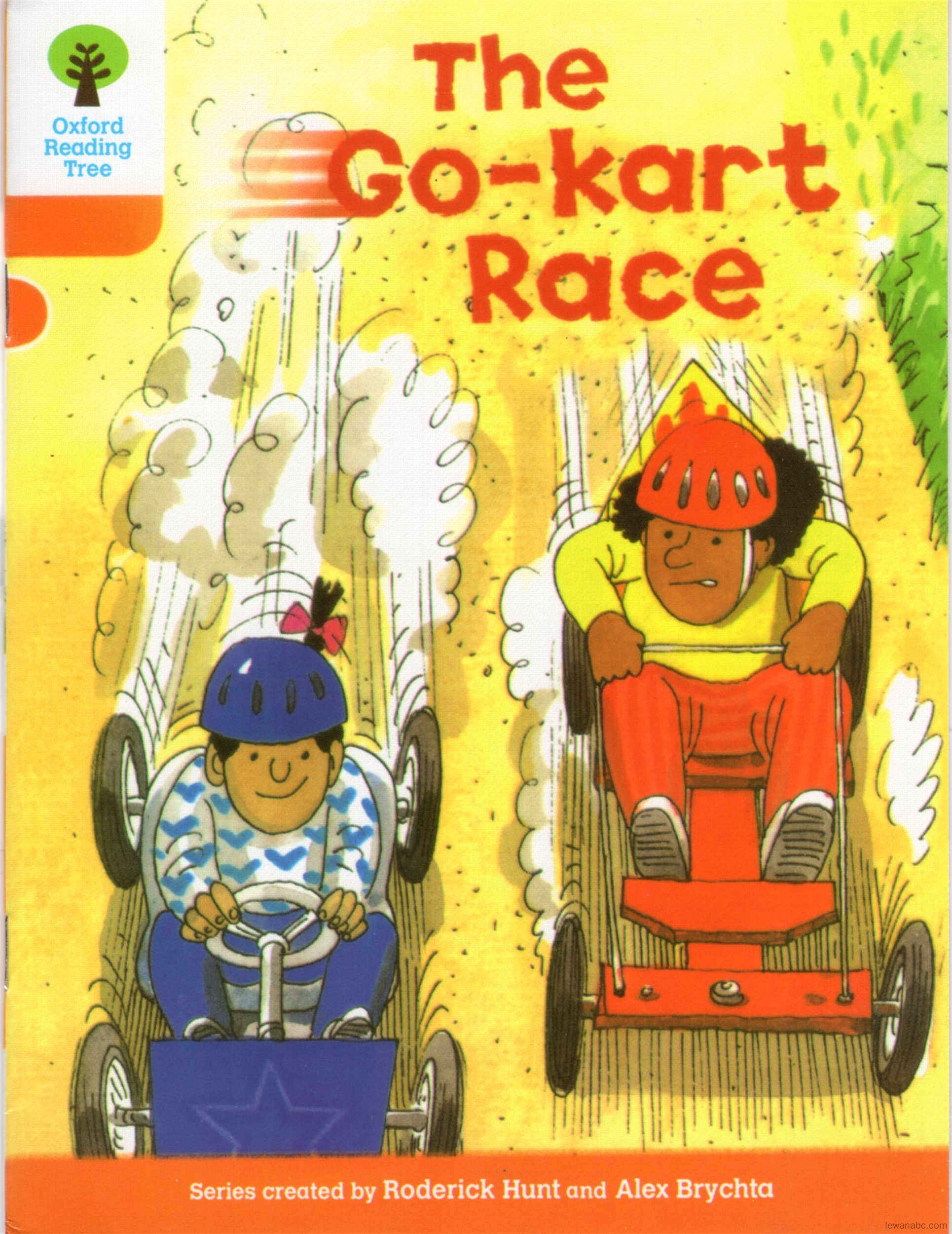 The Go-Kart Race绘本故事第2页