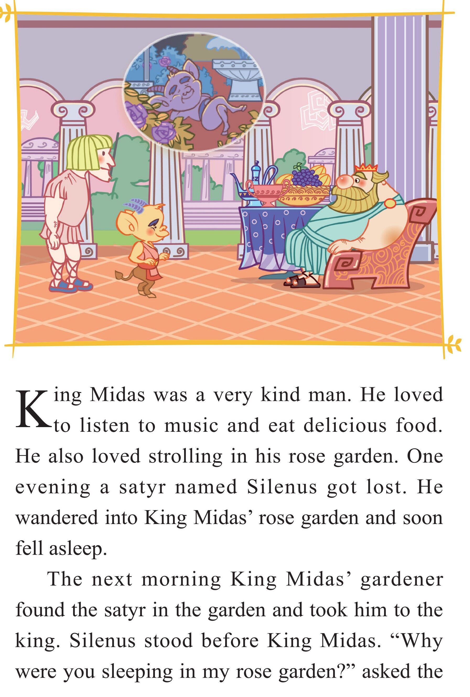 King Midas and the Golden Touch绘本故事第3页