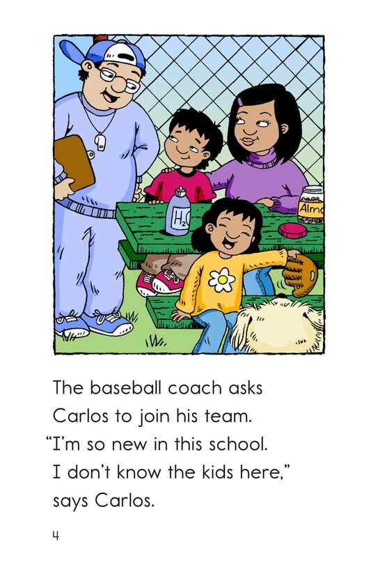 Carlos Joins the Team绘本故事第4页