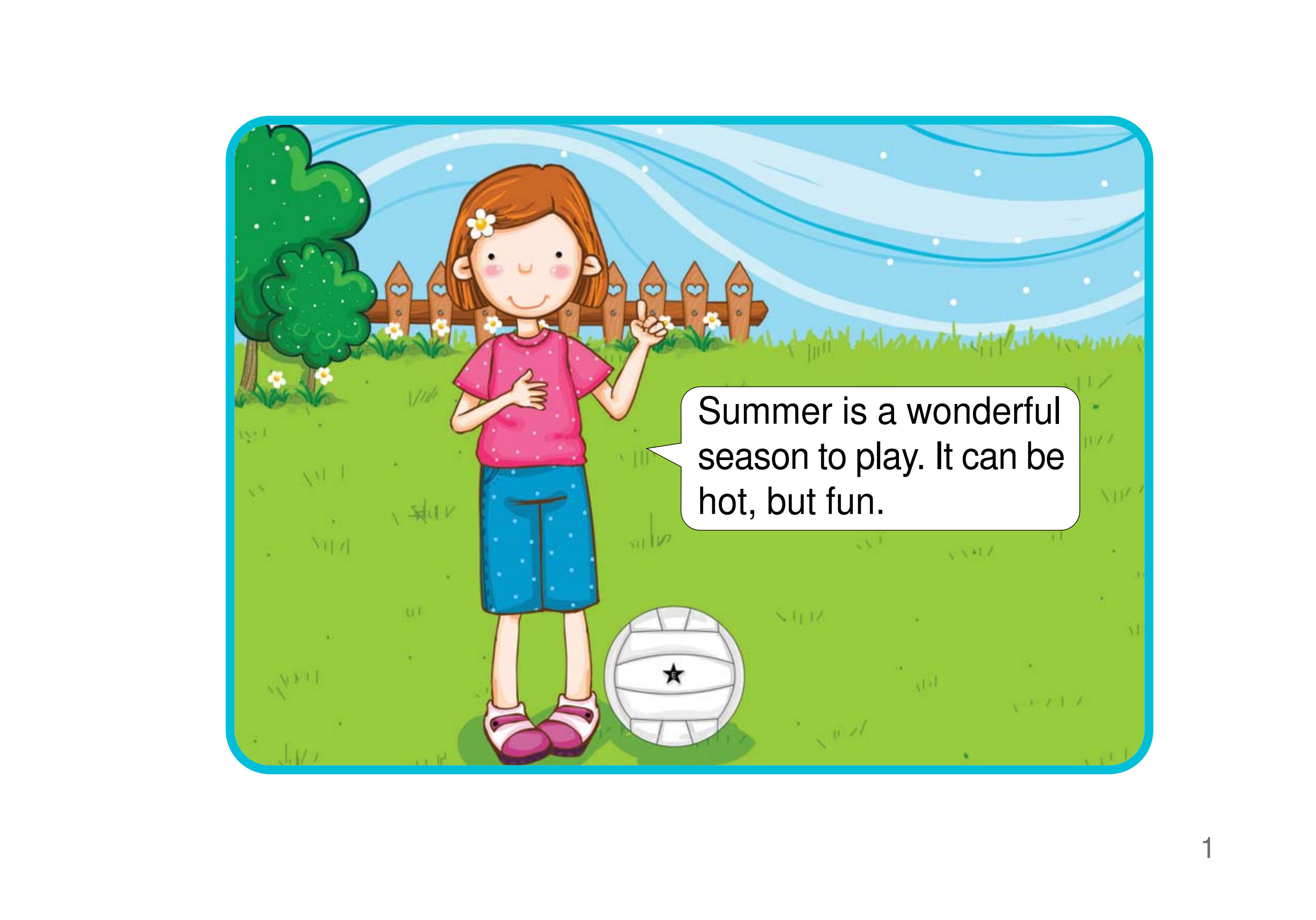 Dodge the Ball!绘本故事第2页