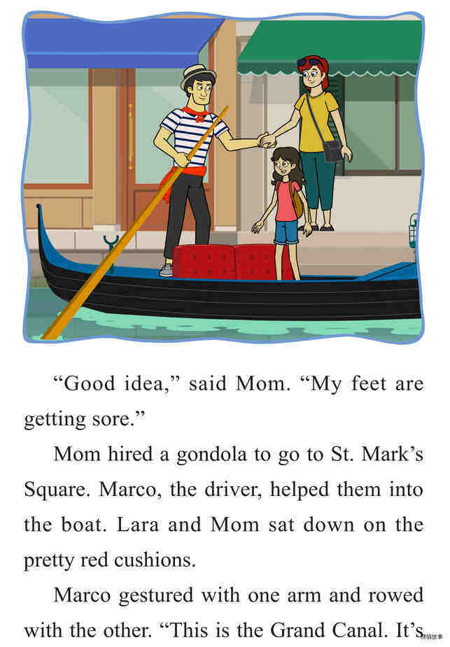 A Gondola Ride in Venice绘本故事第3页