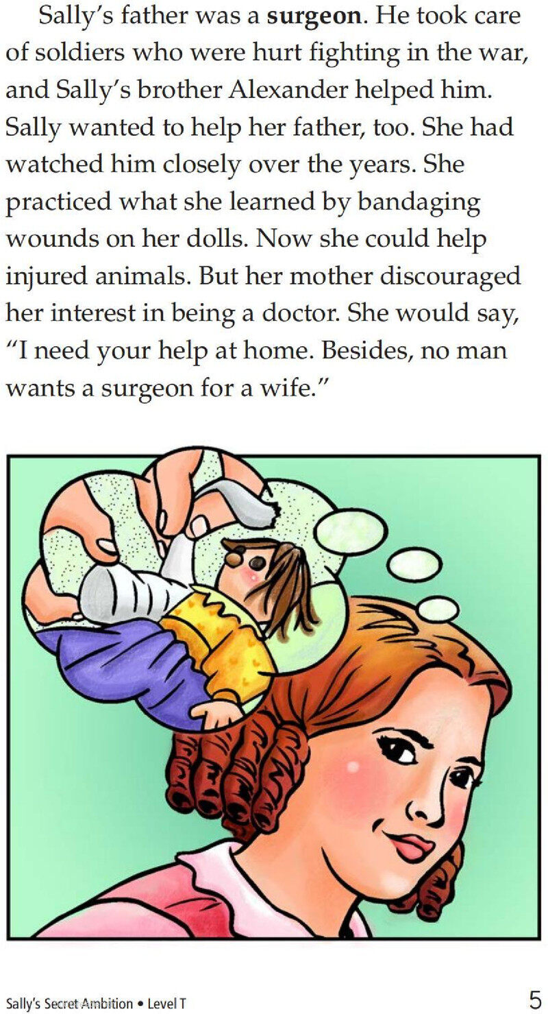 Sally's Secret Ambition绘本故事第4页