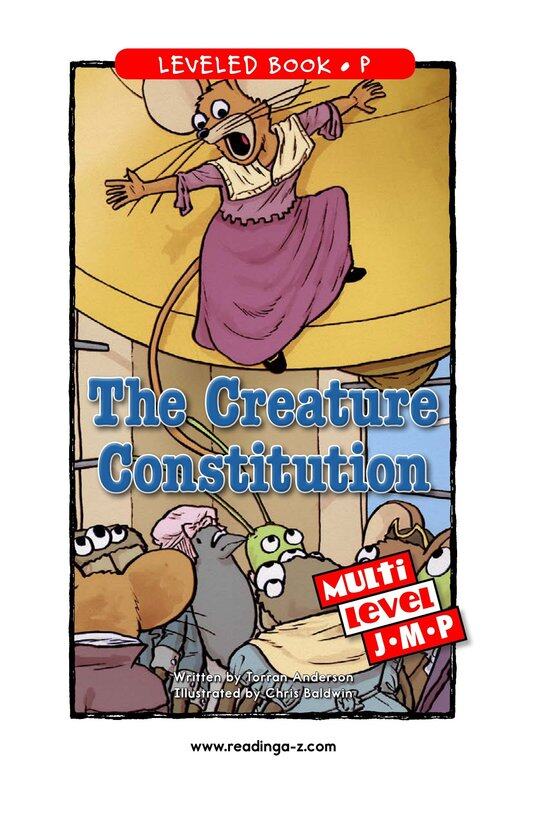 The Creature Constitution绘本故事第2页