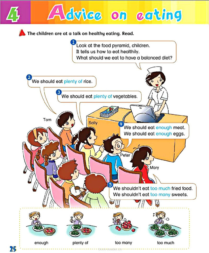 4 Advice on eating绘本故事第3页