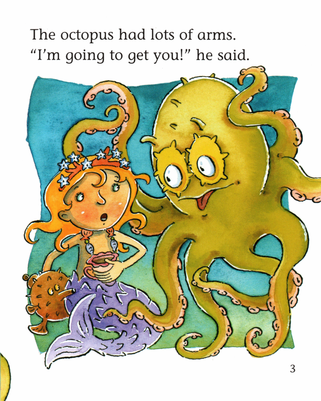 The Mermaid and the Octopus绘本故事第4页