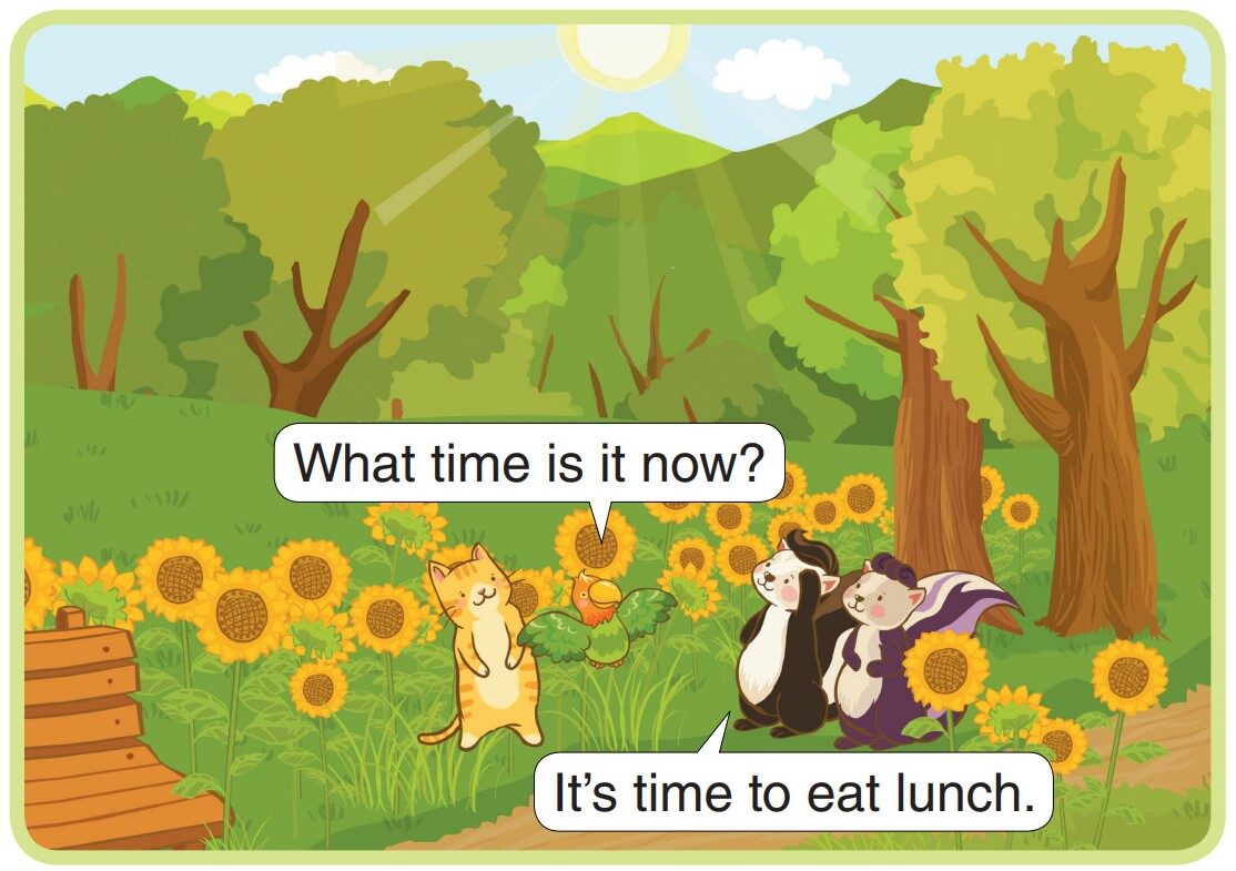 When Do You Eat Lunch绘本故事第5页