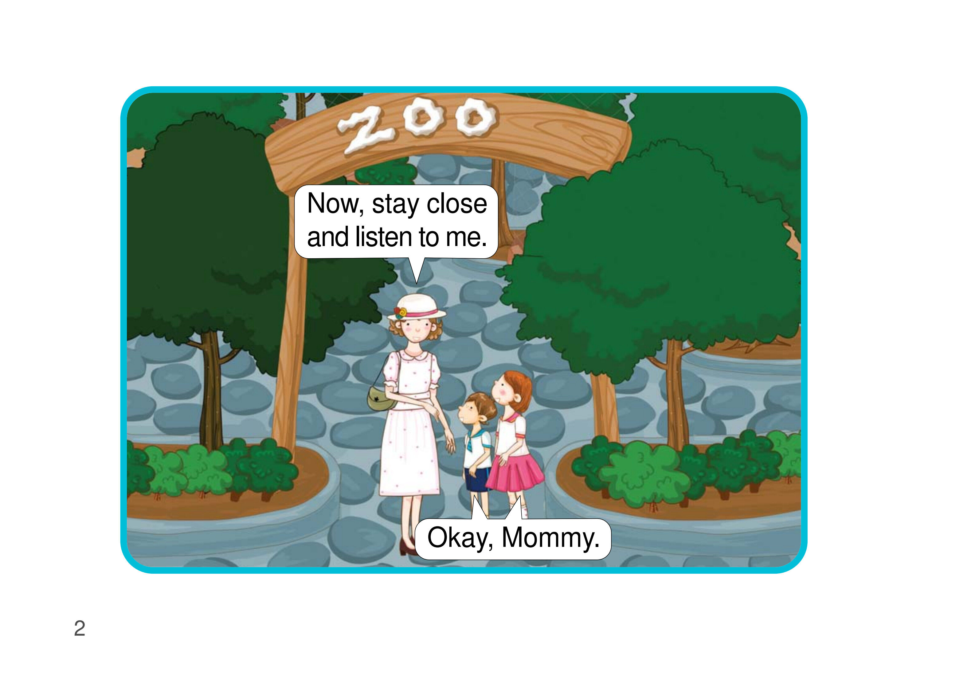 Visiting the Zoo绘本故事第3页