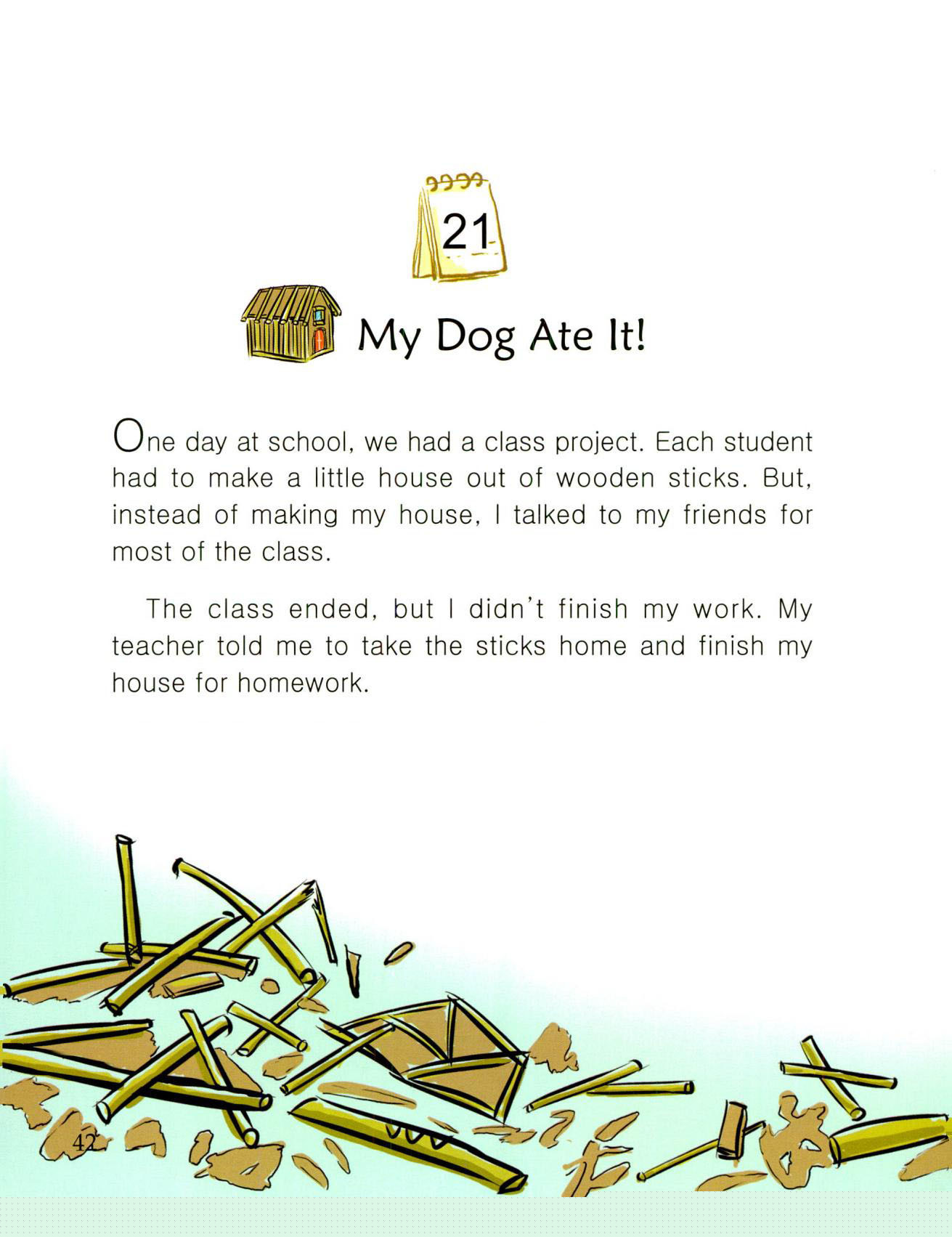 My Dog Ate It!绘本故事第2页