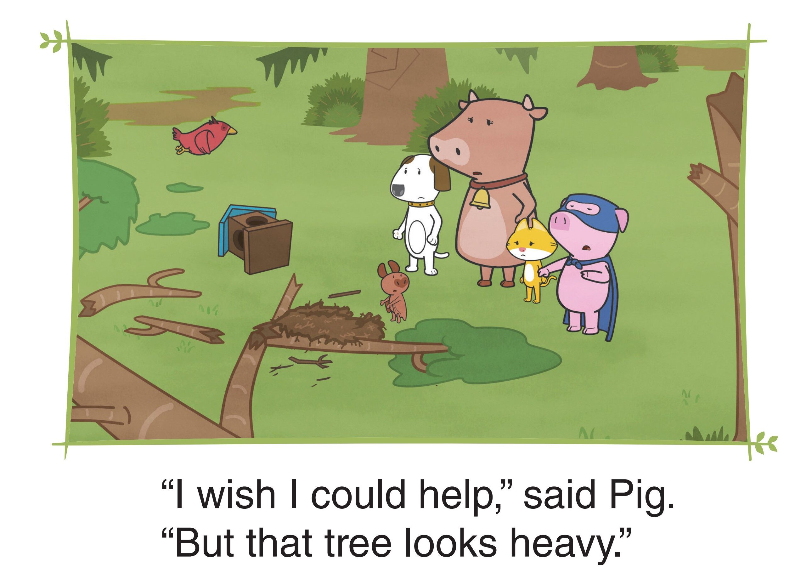 Red Bird's Hero绘本故事第4页