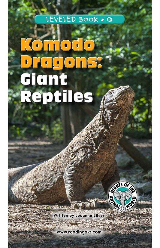 Komodo Dragons Giant Reptiles绘本故事第2页