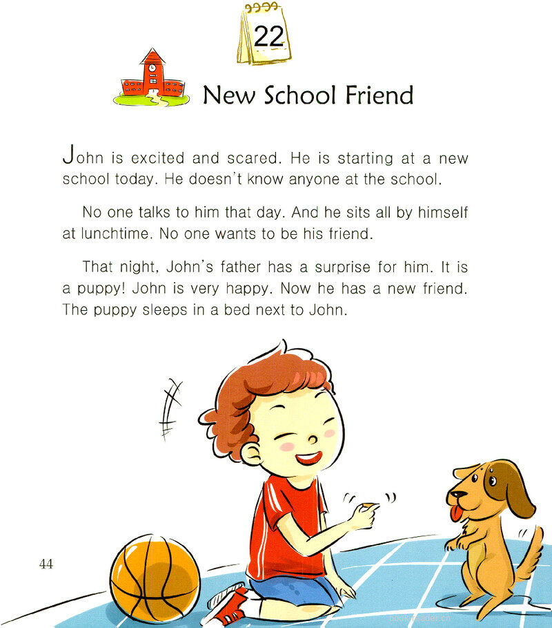 New School Friend绘本故事第2页